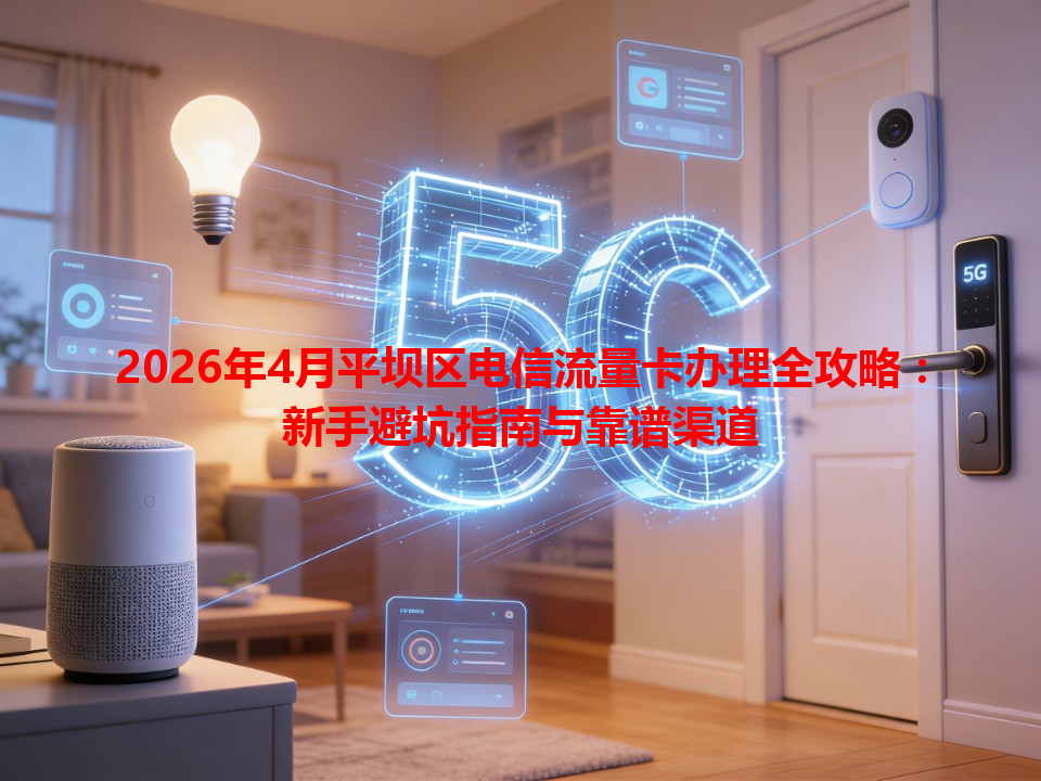 2026年4月平坝区电信流量卡办理全攻略：新手避坑指南与靠谱渠道