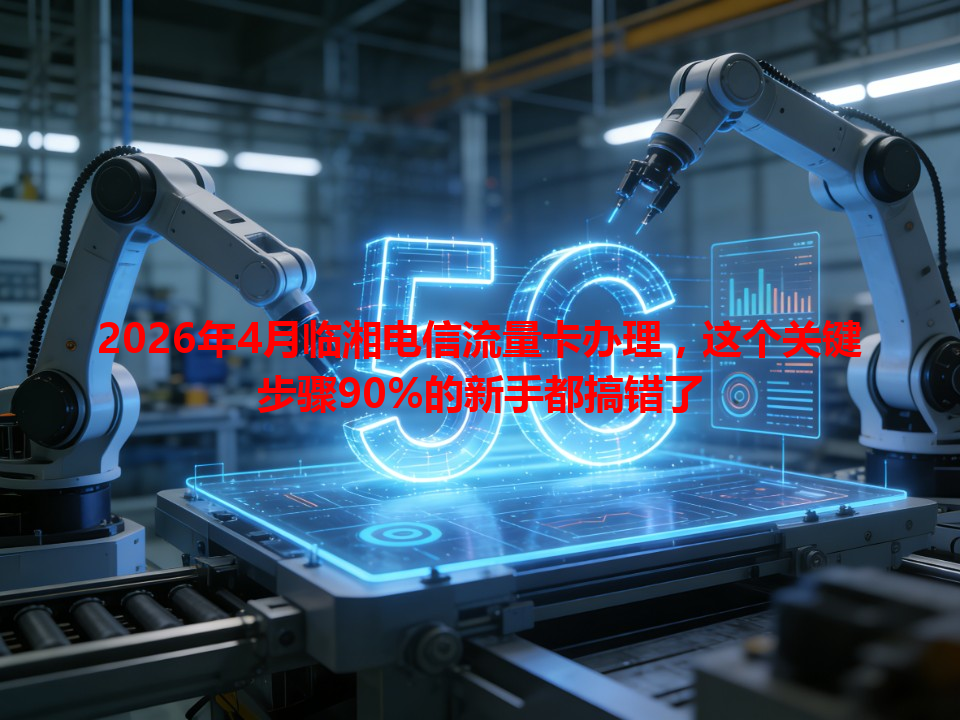 2026年4月临湘电信流量卡办理，这个关键步骤90%的新手都搞错了