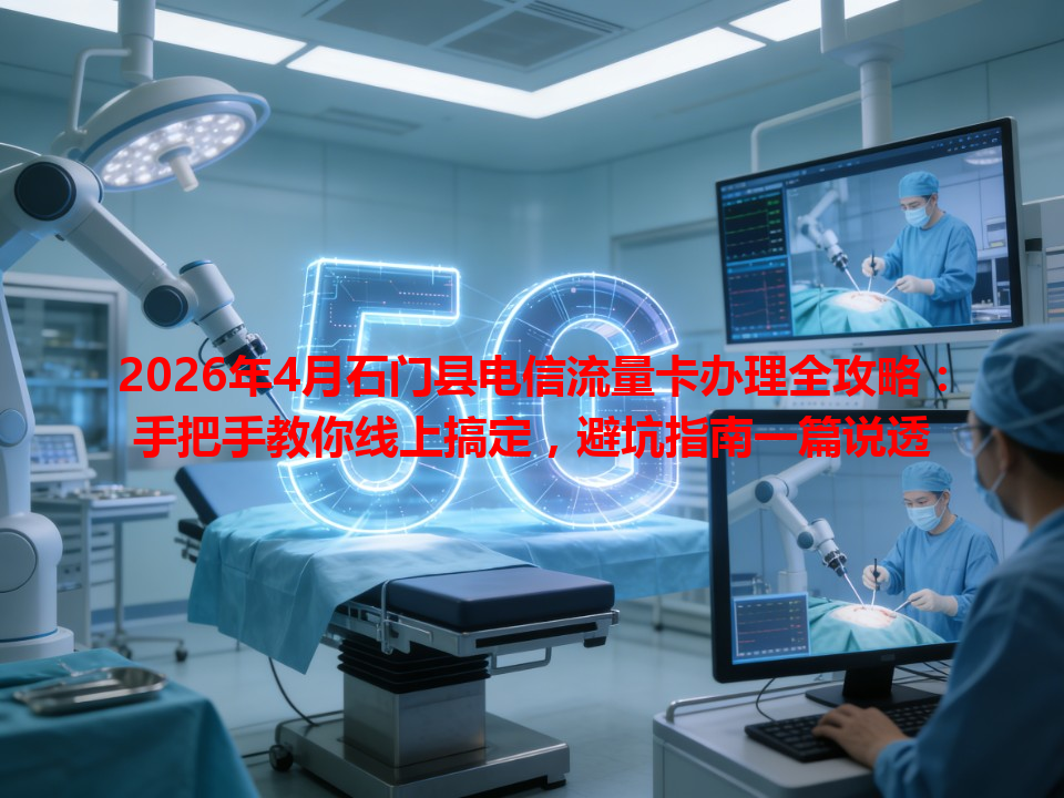 2026年4月石门县电信流量卡办理全攻略：手把手教你线上搞定，避坑指南一篇说透