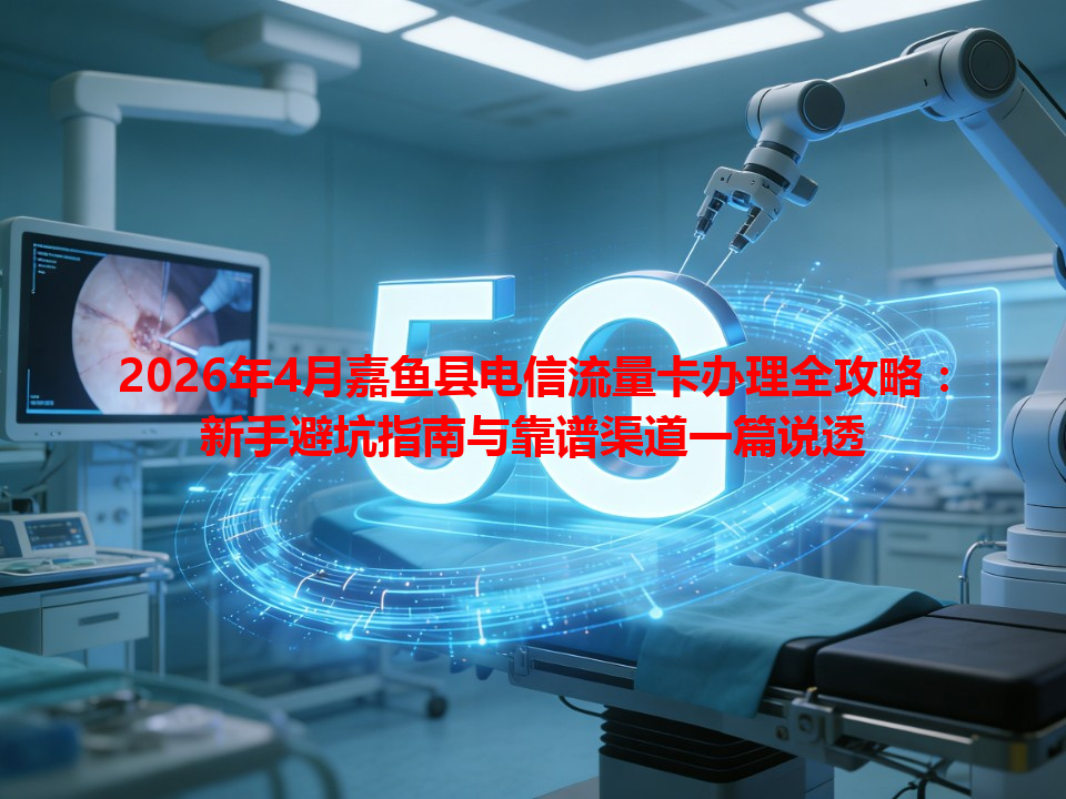 2026年4月嘉鱼县电信流量卡办理全攻略：新手避坑指南与靠谱渠道一篇说透