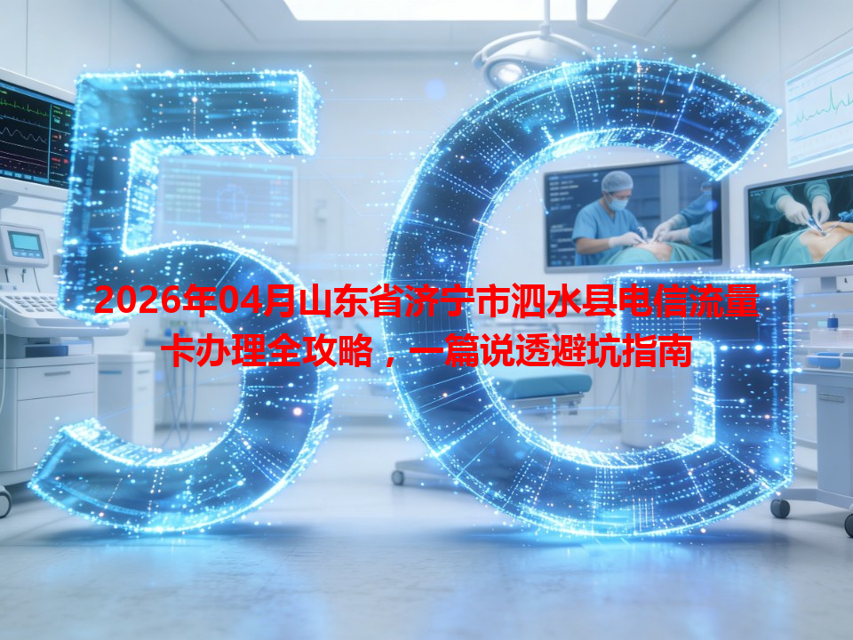 2026年04月山东省济宁市泗水县电信流量卡办理全攻略，一篇说透避坑指南