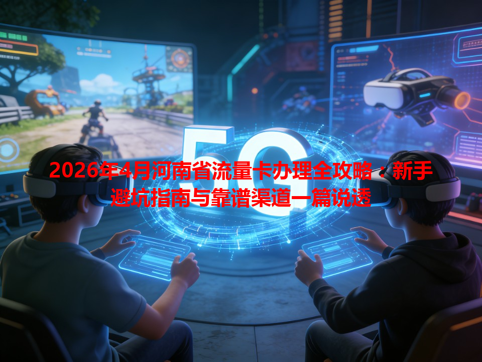 2026年4月河南省流量卡办理全攻略：新手避坑指南与靠谱渠道一篇说透