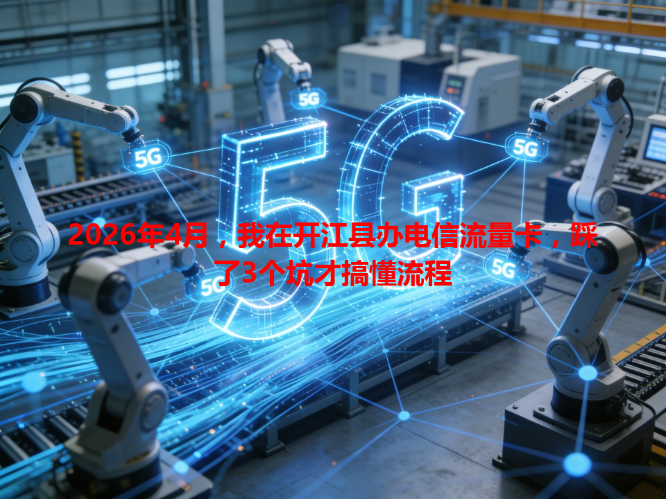 2026年4月，我在开江县办电信流量卡，踩了3个坑才搞懂流程