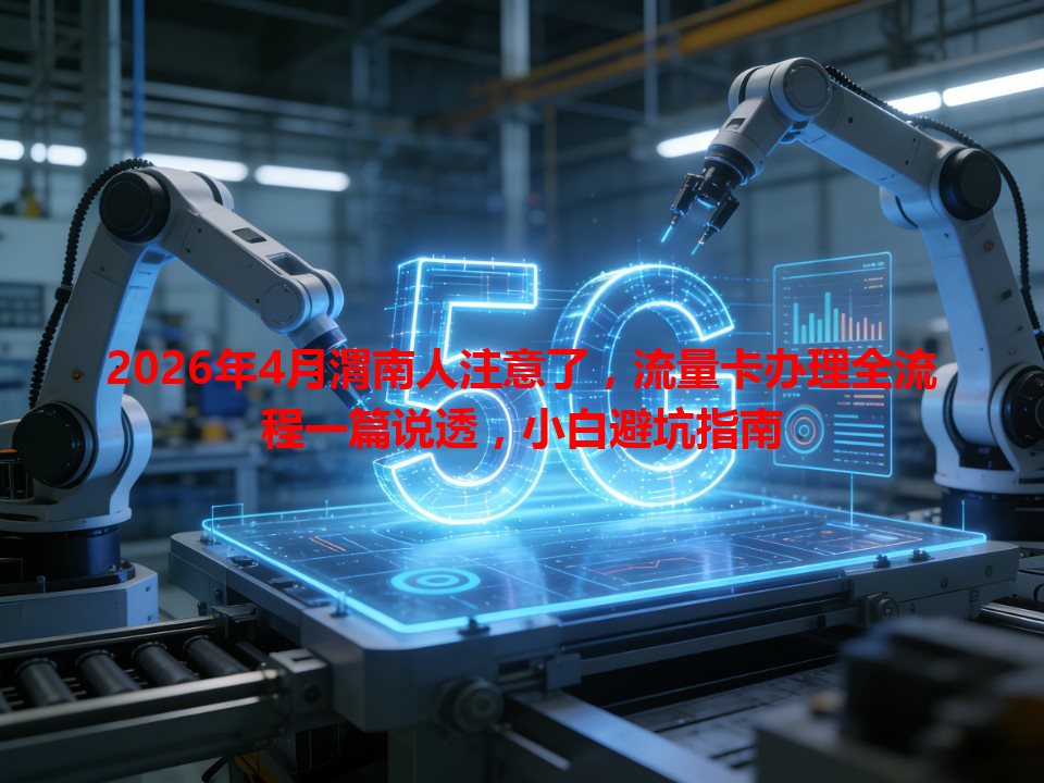 2026年4月渭南人注意了，流量卡办理全流程一篇说透，小白避坑指南