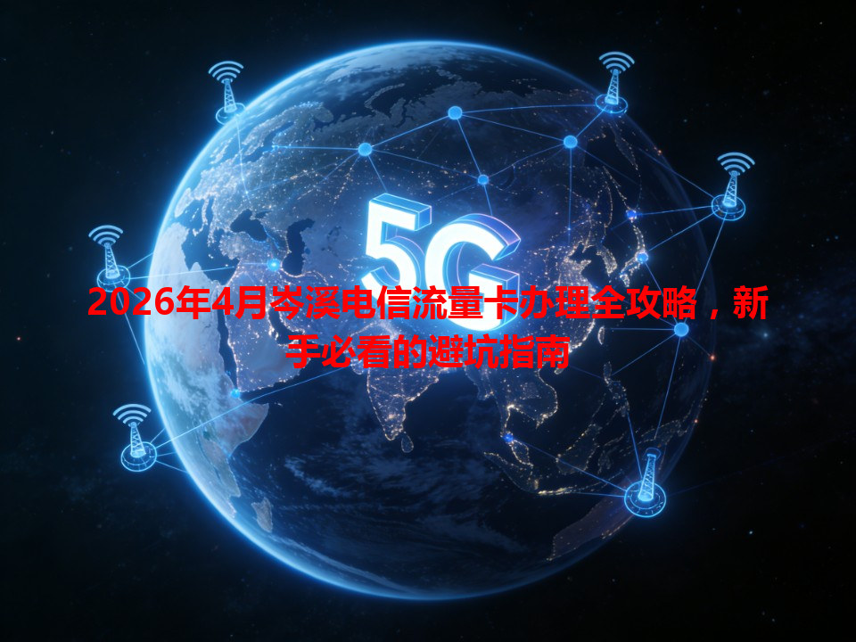 2026年4月岑溪电信流量卡办理全攻略，新手必看的避坑指南