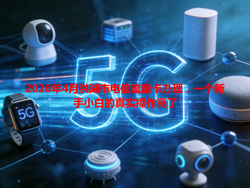 2026年4月洪湖市电信流量卡办理，一个新手小白的真实操作亮了