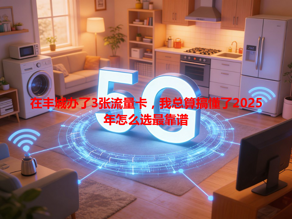 在丰城办了3张流量卡，我总算搞懂了2025年怎么选最靠谱
