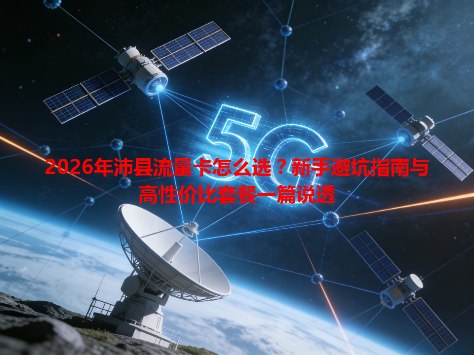 2026年沛县流量卡怎么选？新手避坑指南与高性价比套餐一篇说透