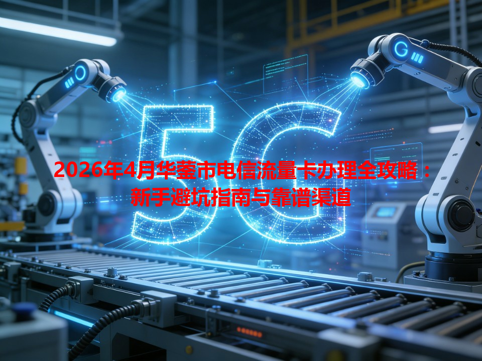 2026年4月华蓥市电信流量卡办理全攻略：新手避坑指南与靠谱渠道