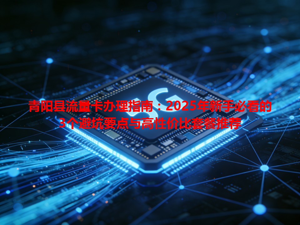 青阳县流量卡办理指南：2025年新手必看的3个避坑要点与高性价比套餐推荐
