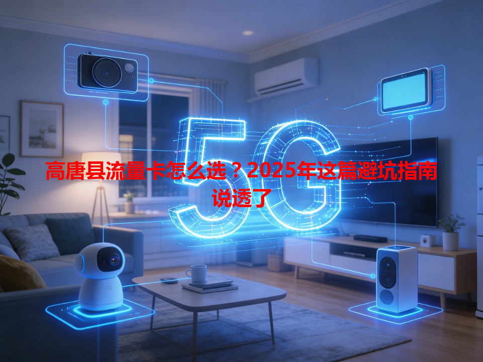 高唐县流量卡怎么选？2025年这篇避坑指南说透了