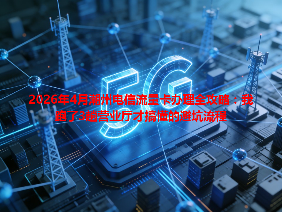 2026年4月潮州电信流量卡办理全攻略：我跑了3趟营业厅才搞懂的避坑流程