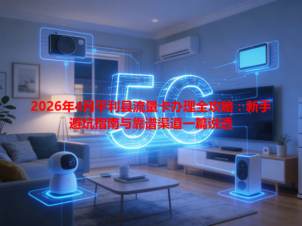 2026年4月平利县流量卡办理全攻略：新手避坑指南与靠谱渠道一篇说透