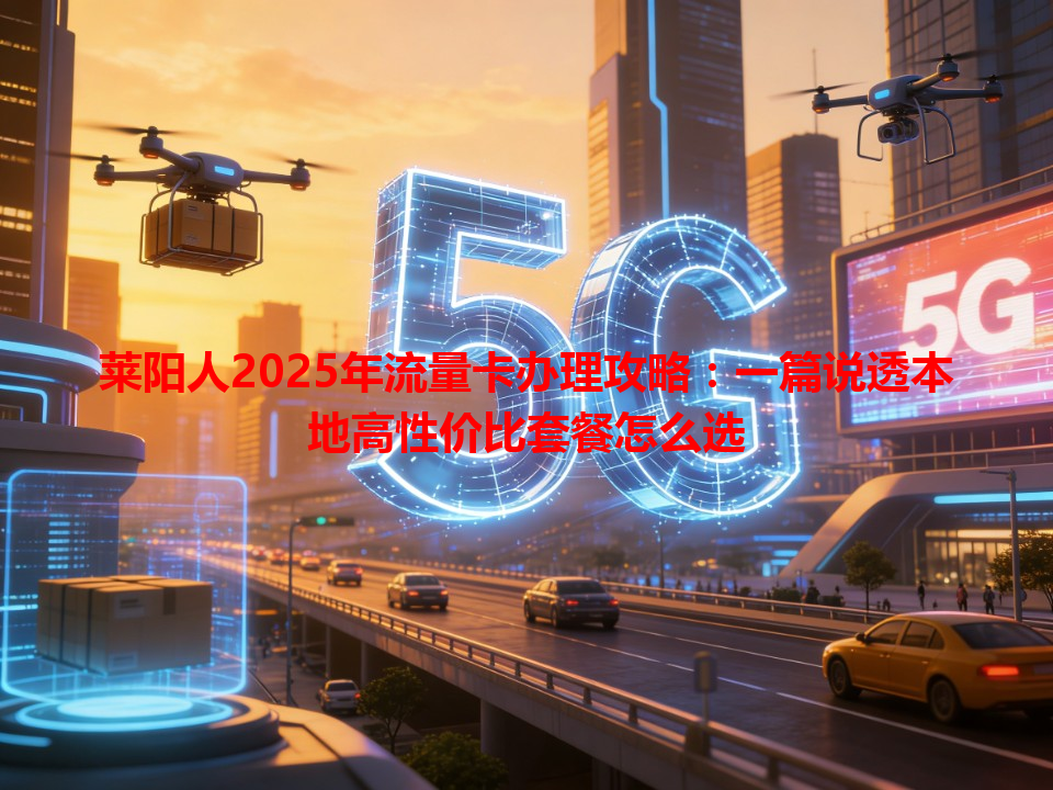 莱阳人2025年流量卡办理攻略：一篇说透本地高性价比套餐怎么选