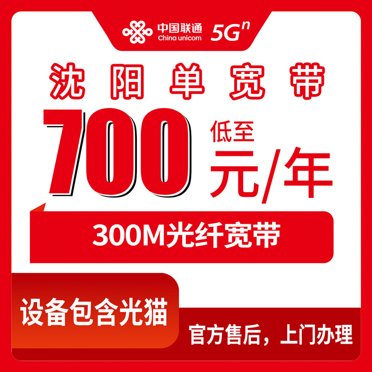 2026年8月中旬沈阳沈北新区联通300M宽带怎么装？包年700元起真实体验分享