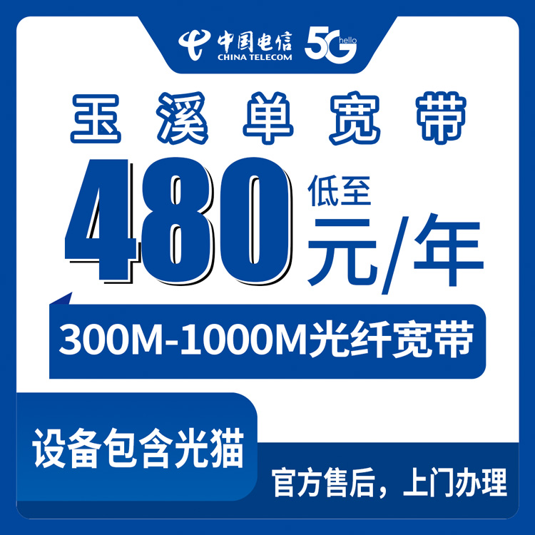 2026年8月中旬玉溪新平县电信宽带包年多少钱？300M和1000M单宽带套餐实测分享
