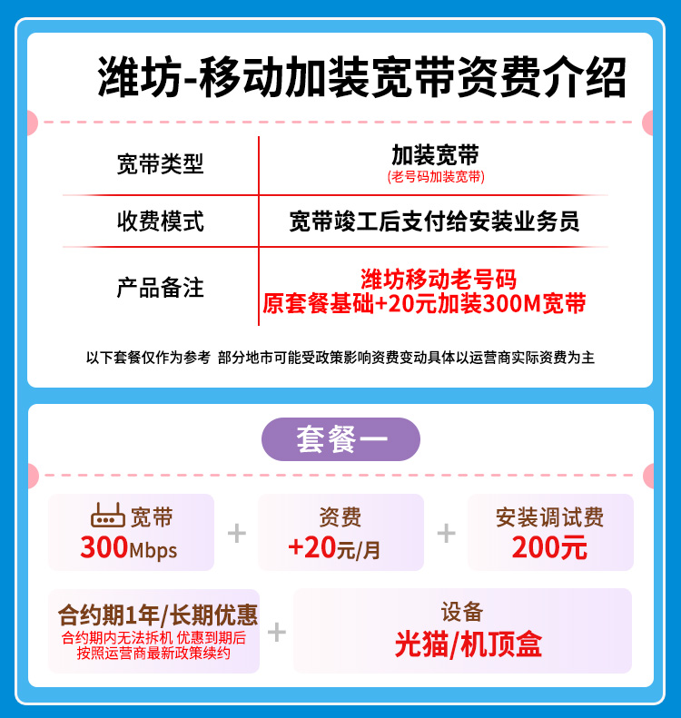 宽带套餐详情图