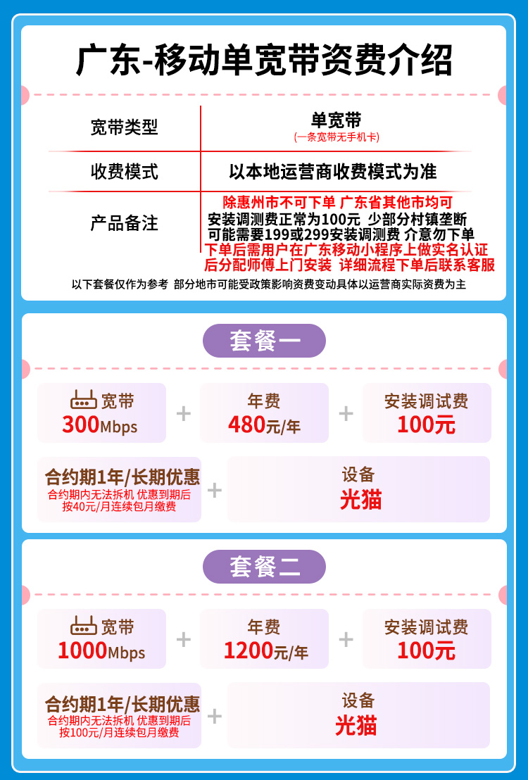 宽带套餐详情图