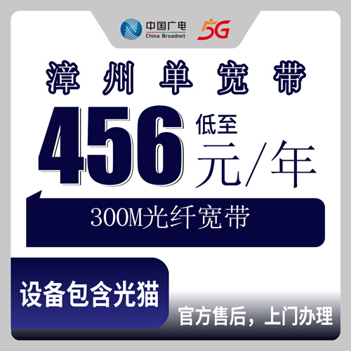 2026年10月下旬漳州芗城区广电单宽带300M一年456元，值不值？我把装维师傅的话都问了一遍